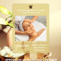 Promoción de masajes